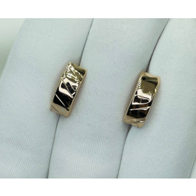 Серьги из красного золота